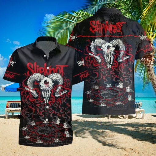 Personalized Slipknot Goat Metal Music Hawaiian Shirt