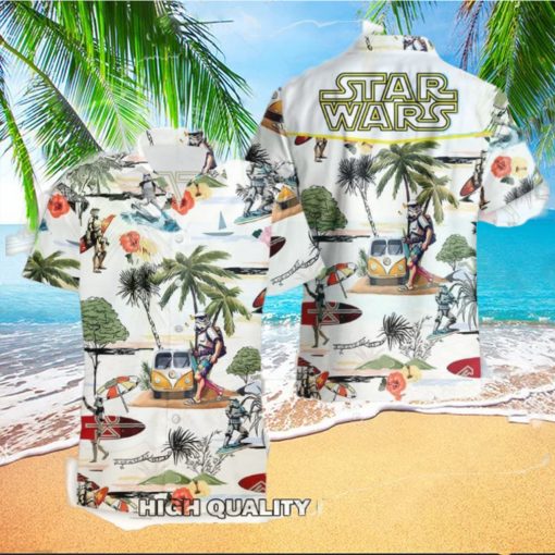 Personalized Star Wars Tropical Summer Hawaiian Shirt