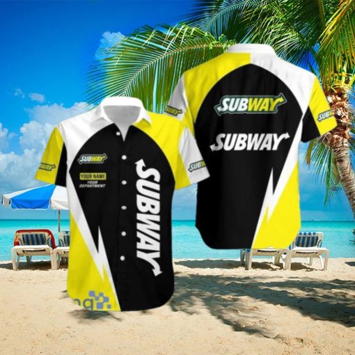 Personalized Subway Logo Show Professionalism Hawaiian Shirt For Men And Women