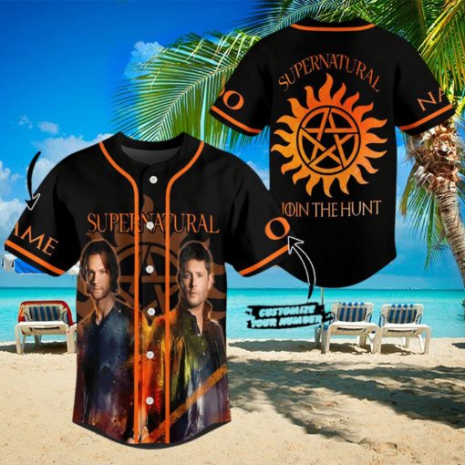 Personalized Supernatural Join The Hunt Baseball Jersey