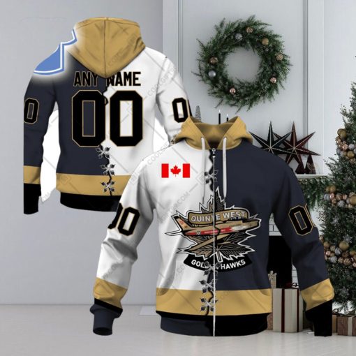 Personalized Trenton Golden Hawks Mix Jersey Style Hoodie T Shirt Zip Hoodie Sweatshirt Hoodie