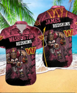 Personalized Washington Commanders Grit Play Hawaiian Shirt