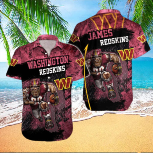 Personalized Washington Commanders Grit Play Hawaiian Shirt