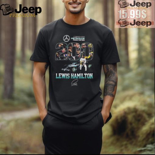 Petronas Formula One Team 200 Lewis Hamilton Signature Shirt