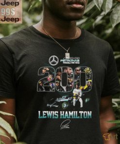 Petronas Pormula One Team 200 Lewis Hamilton Signature T Shirt