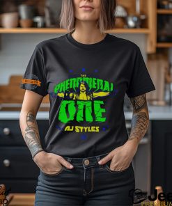 Phenomenal One Green Yellow Logo Black T shirt