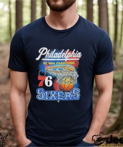 Philadelphia 3x NBA Champions 76 Sixers Shirt