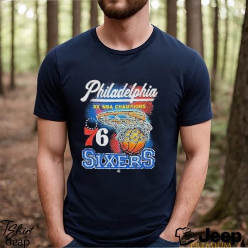 Philadelphia 3x NBA Champions 76 Sixers Shirt