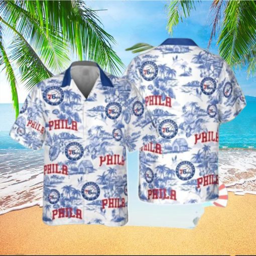 Philadelphia 76Ers National Basketball Association Hawaiian Shirt Gift For Fans