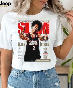 Philadelphia 76ers Allen Iverson slam 30th anniversary takeover shirt