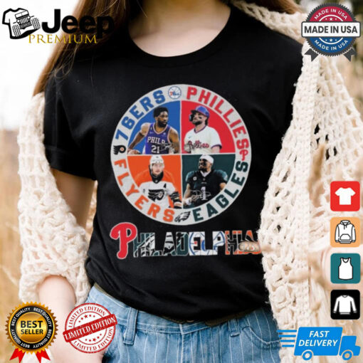 Philadelphia 76ers x Philadelphia Phillies x Philadelphia Eagles x Philadelphia Flyers 2024 Shirt