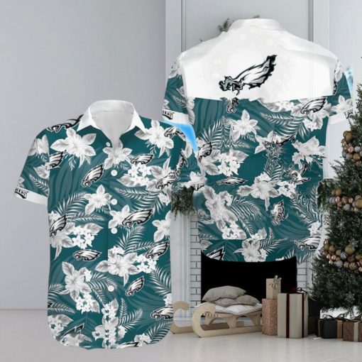 Philadelphia Aloha Tropical Flower Pattern Hawaiian Shirt