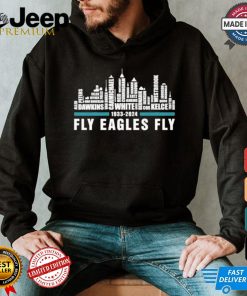 Philadelphia Eagles 1933 – 2024 Dawkins White Kelce City Shirt