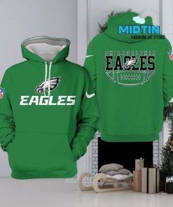 Philadelphia Eagles 2023 All Green Hoodie