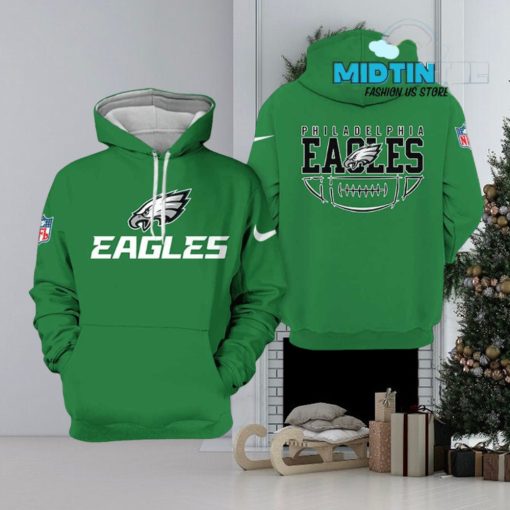 Philadelphia Eagles 2023 All Green Hoodie