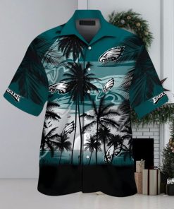 Philadelphia Eagles Aloha Shirts Summer Hawaii Shirts Short Sleeve Beach Shirt