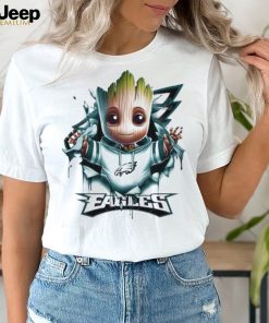 Philadelphia Eagles Baby Groot Blood Inside Me Shirt