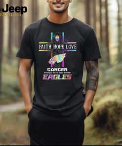 Philadelphia Eagles Cancer Messed With The Wrong Eagles Fan T Shirt