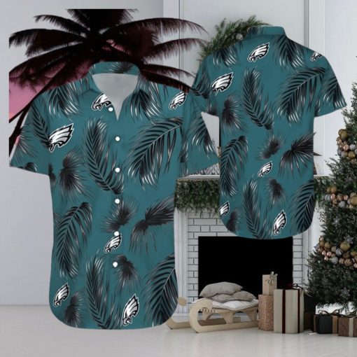 Philadelphia Eagles Flower Hawaiian Shirt