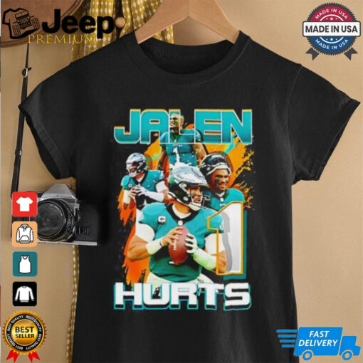 Philadelphia Eagles Jalen Hurts number 1 graphic shirt