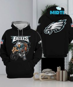 Philadelphia Eagles Logo 2023 All Over Printed Hoodie