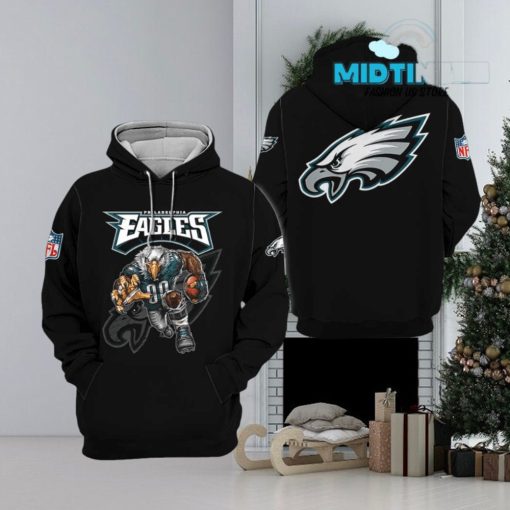 Philadelphia Eagles Logo 2023 All Over Printed Hoodie