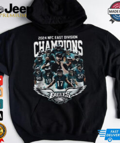 Philadelphia Eagles NFL 2024 NFC East Division Champions Fly Eagles Fly Unisex T Shirt