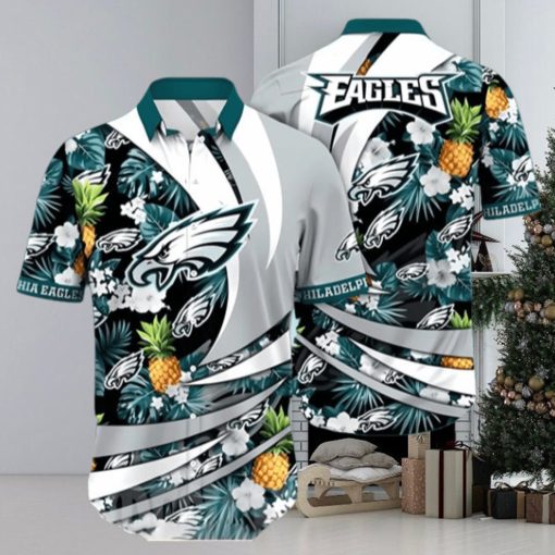 Philadelphia Eagles NFL Flower Full Printing Classic Hawaiian Shirt