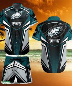 Philadelphia Eagles NFL Football Short Hawaiian Shirt And Short For Men Women Gift Summer Beach Team Holiday