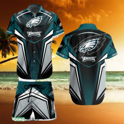 Philadelphia Eagles NFL Football Short Hawaiian Shirt And Short For Men Women Gift Summer Beach Team Holiday