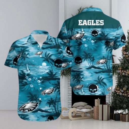 Philadelphia Eagles NFL Football Short Sleeve Hawaiian Shirt