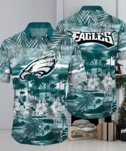 Philadelphia Eagles NFL Hawaiian Gun Shirts Stylish Tropical Pattern For Awesome Fans