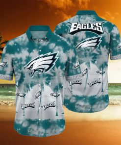 Philadelphia Eagles NFL Hawaiian Shirt Tropical Pattern Graphic Summer Gift For Fans