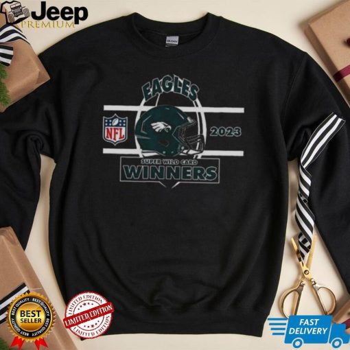 Philadelphia Eagles Nfc Super Wild Card Champions Season 2023 2024 Nfl Divisional Helmet Winners T shirt