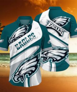 Philadelphia Eagles Nfl Hawaiian Shirt 3D Printed Aloha Shirt For Men Women