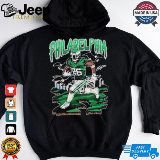 Philadelphia Eagles Saquon Barkley Bird Gang MVP Shirt