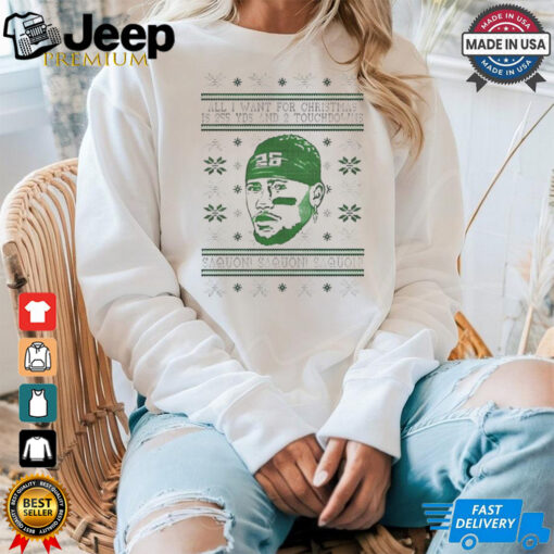 Philadelphia Eagles Saquon Barkley all I want for Christmas is 255 yards and 2 touchdown shirt