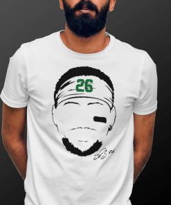 Philadelphia Eagles Saquon Barkley blank face signature shirt