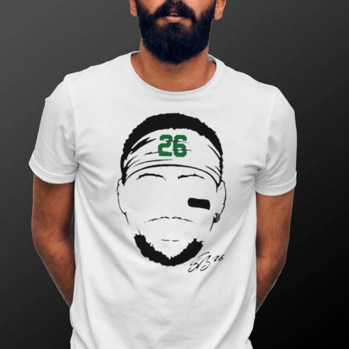 Philadelphia Eagles Saquon Barkley blank face signature shirt