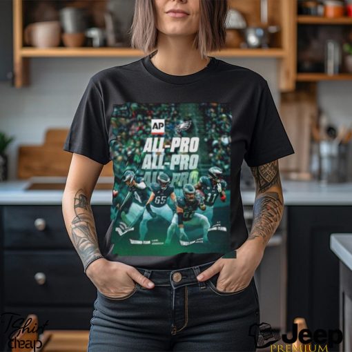 Philadelphia Eagles Season 2023 NFL Associated Press All Pro Team Poster Unisex T Shirt