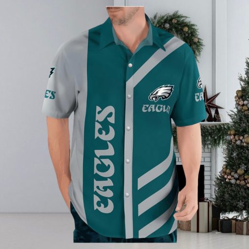 Philadelphia Eagles Short Sleeve Button Limited Edition Hawaiian Shirt For Men And Women Gift Summer Beach