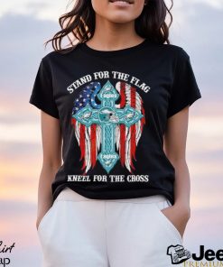 Philadelphia Eagles Stand For The Flag Kneel For The Cross 2024 T shirt