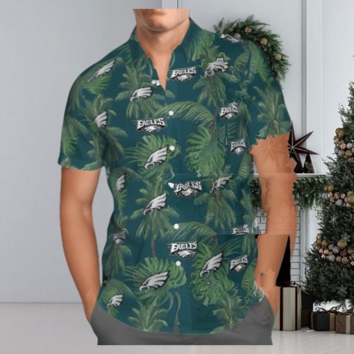 Philadelphia Eagles Tropical Palm Tree Hawaii Shirt