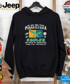 Philadelphia Eagles We Run This State Pennsylvania 27 13 Pittsburgh Steelers Shirt