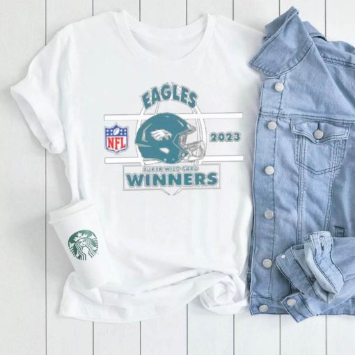 Philadelphia Eagles Wild Card Champions Season 2023 2024 NFL Divisional Helmet Winners T Shirt