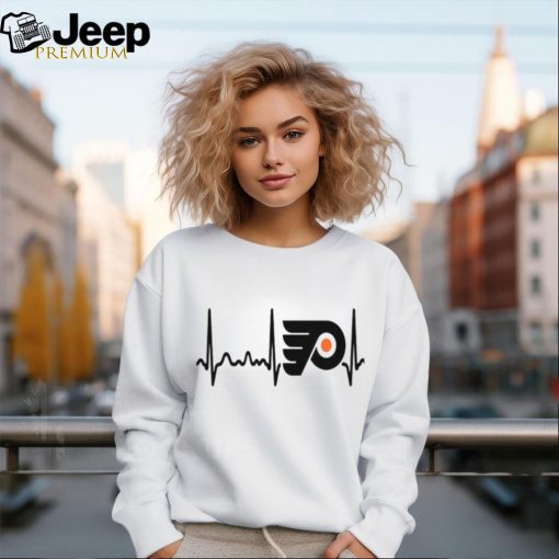 Philadelphia Flyers Heartbeat T Shirt, Heartbeat Hockey 2024 Shirt