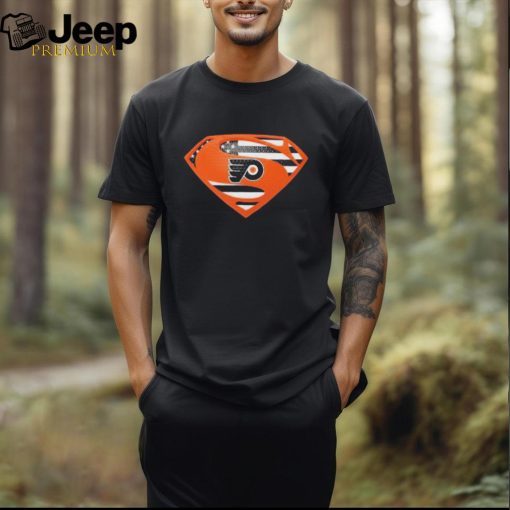 Philadelphia Flyers Superman logo shirt