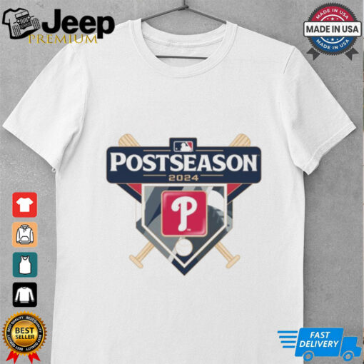 Philadelphia Phillies 2024 MLB Postseason logo shirt