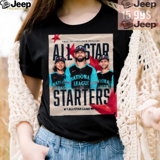 Philadelphia Phillies All Star Starters All Star Game 2024 shirt