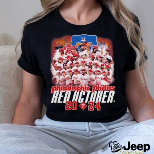 Philadelphia Phillies All Team Red October 2024 Shirt